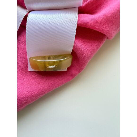 Farm Rio Linen Bright Macaw Side Buttons Mini Dress Size Large - Picture 6 of 10